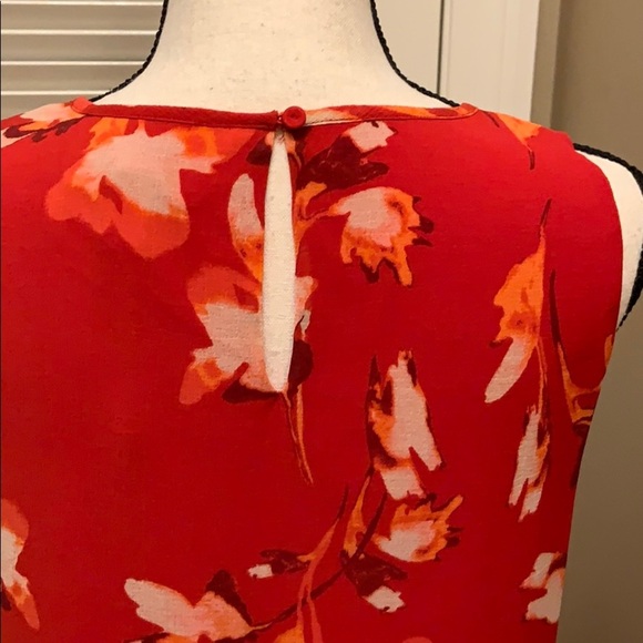 99. 🎉HP🎉 H Halston Sedona Dress in Red - Picture 6 of 12